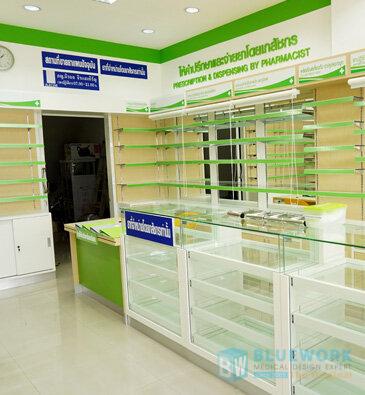 ออกแบบตกแต่งร้านขายยาดรักแอนด์ฟาร์ม่า-drug&pharma2
