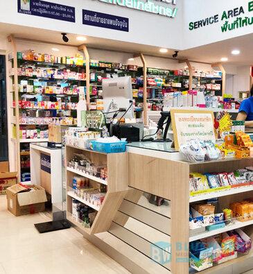 ออกแบบตกแต่งร้านขายยาอมรเภสัช-amornpharmacy2