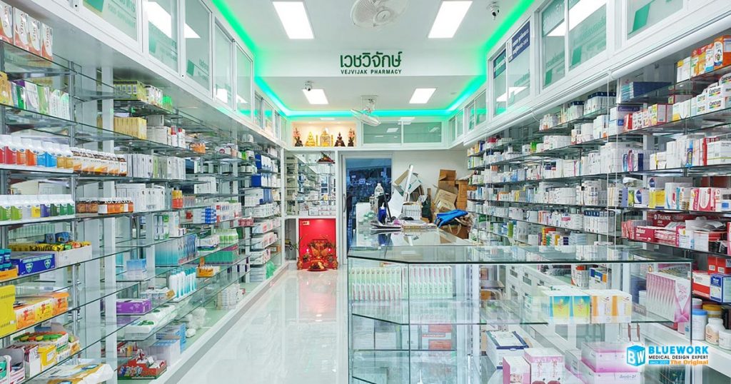 ออกแบบตกแต่งร้านขายยาเวชวิจักษ์-vejvijakpharmacy