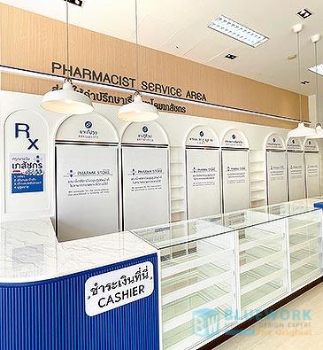 ออกแบบตกแต่งร้านขายยาฟาร์ม่าสโตร์-pharmastore1